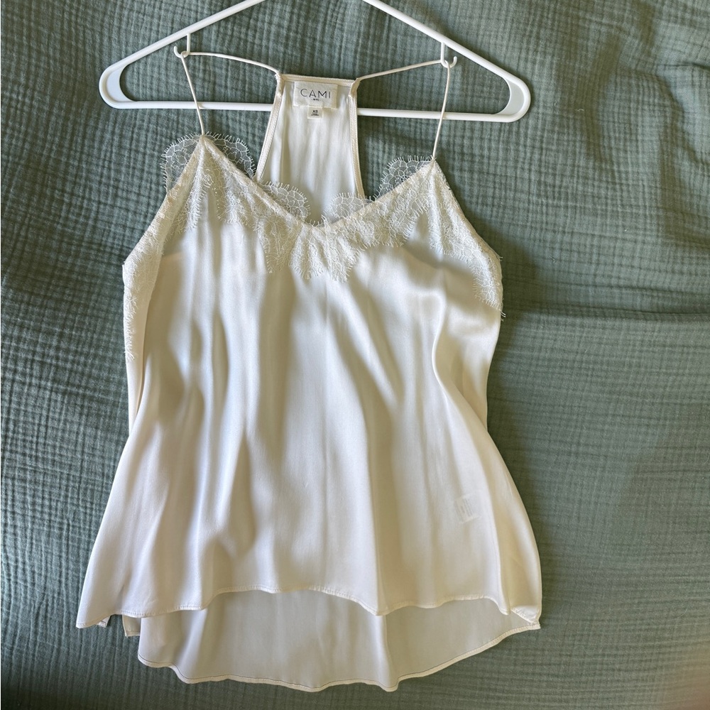 Cami NYC cream top size extra small 100% silk